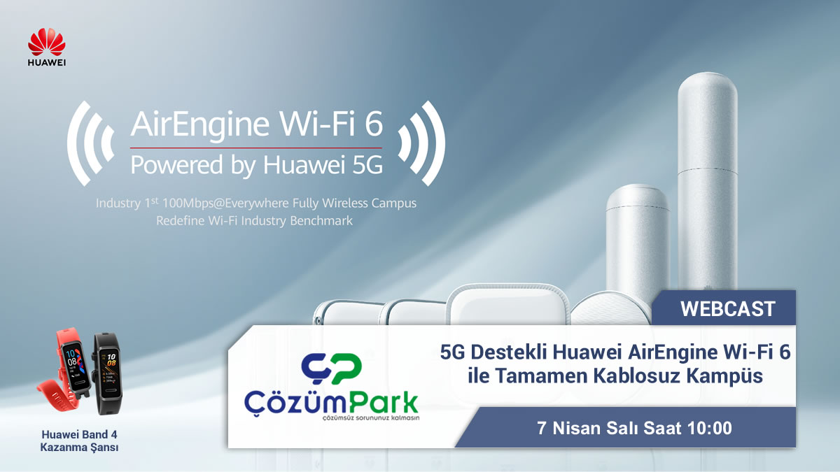 5G Destekli Huawei AirEngine Wi-Fi 6 ile Tamamen Kablosuz Kampüs
