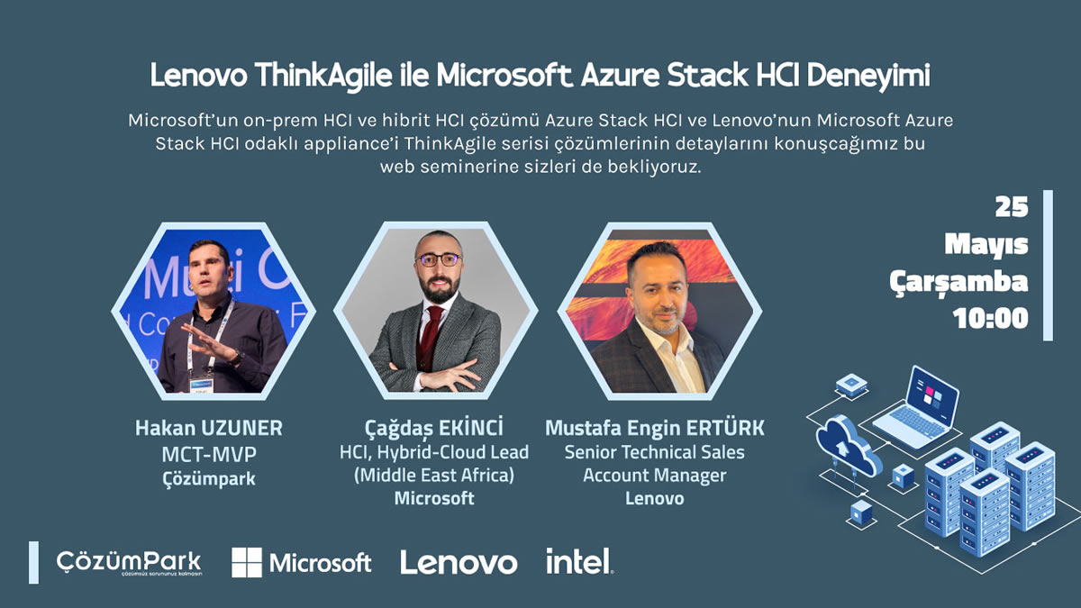 Lenovo ThinkAgile ile Microsoft Azure Stack HCI Deneyimi