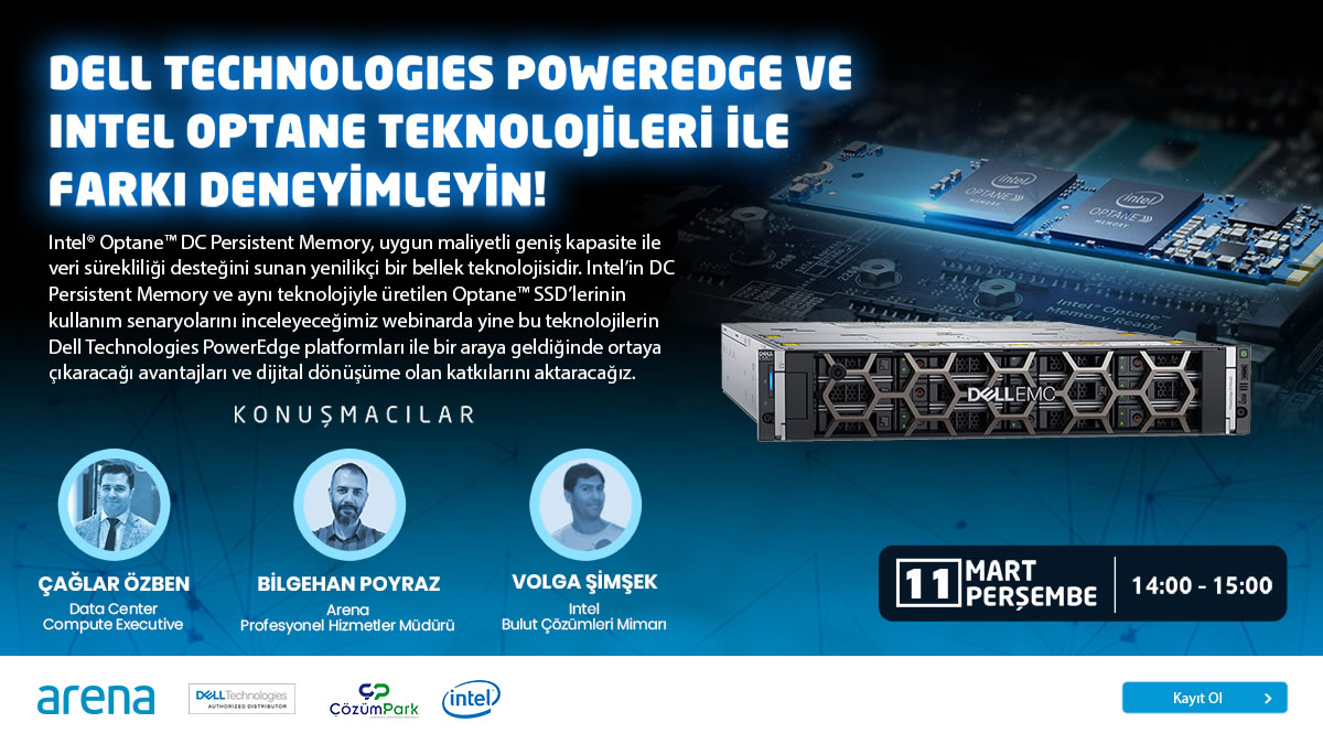 Dell Technologies PowerEdge ve Intel Optane Teknolojileri ile Farkı Deneyimleyin