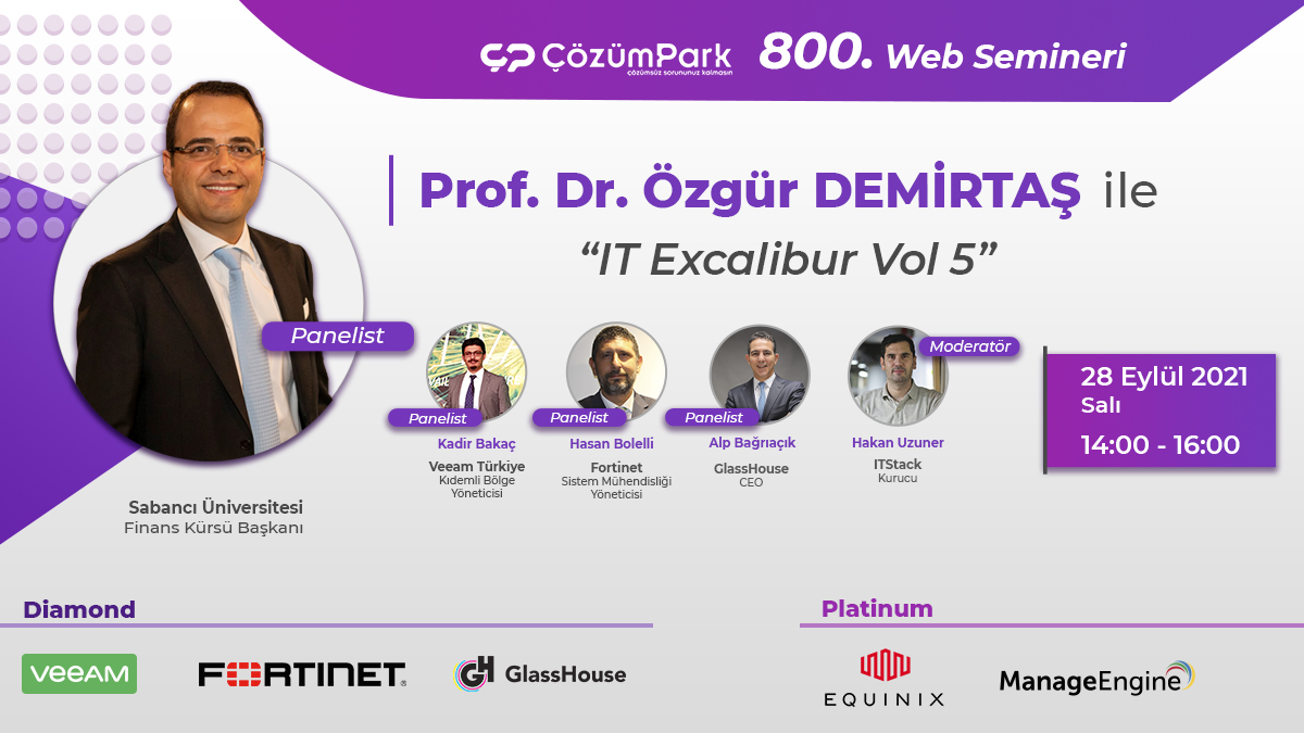 Prof. Dr. Özgür Demirtaş ile ÇözümPark IT Excalibur Vol 5