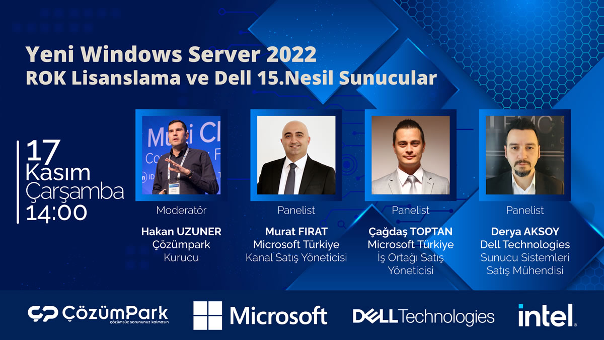 Yeni Windows Server 2022 , ROK lisanslama ve Dell 15.Nesil Sunucular