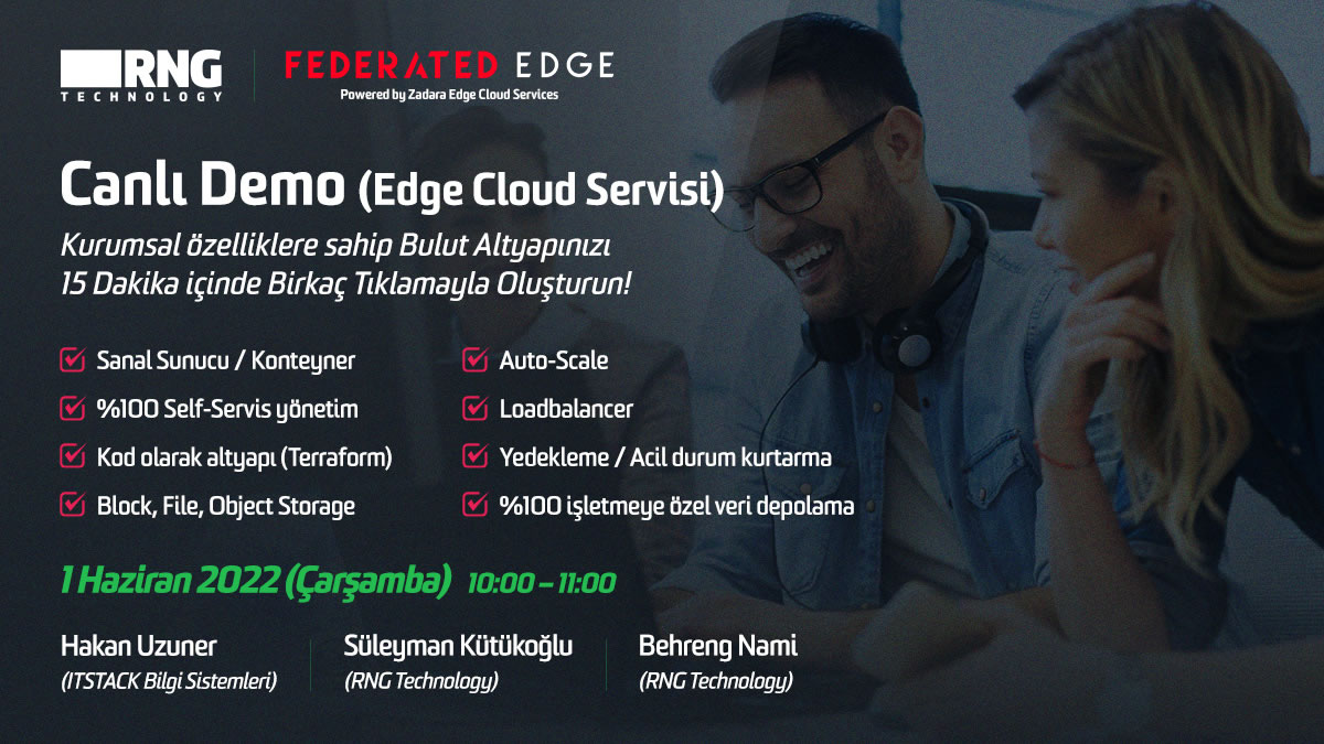 Edge Cloud servisi ile Kurumsal özelliklere sahip Bulut Altyapınızı 15 Dakika içinde Birkaç Tıklamayla Oluşturun!
