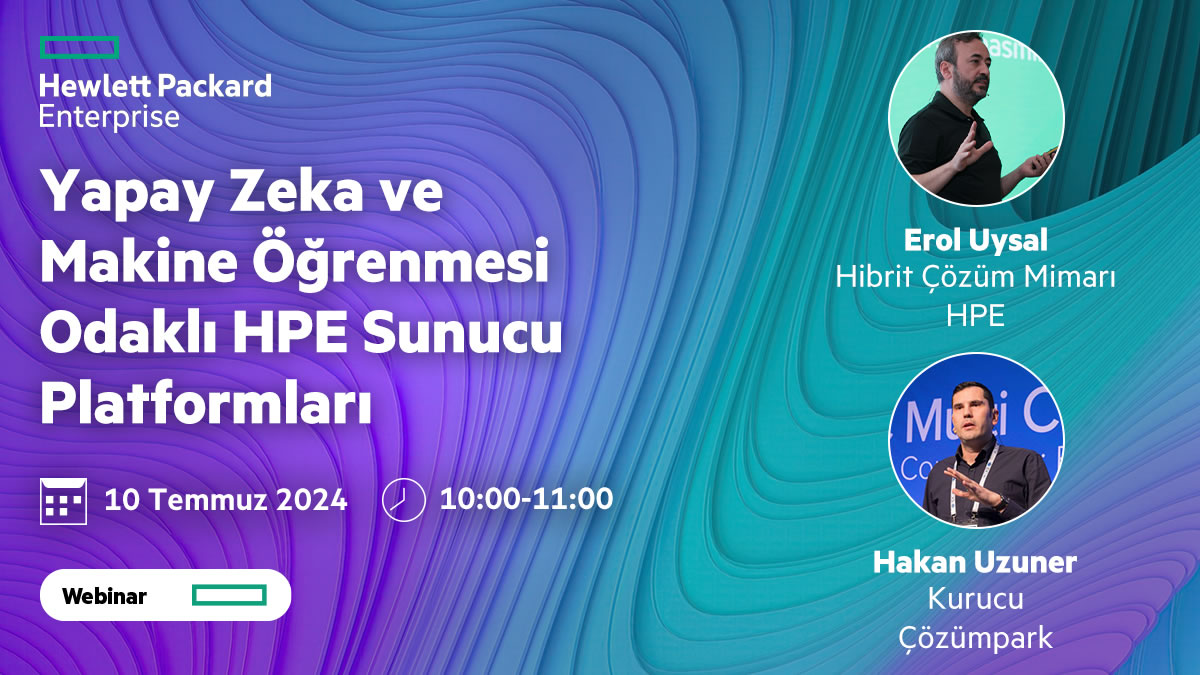 Yapay Zeka ve Makine Öğrenmesi Odaklı HPE Sunucu Platformları