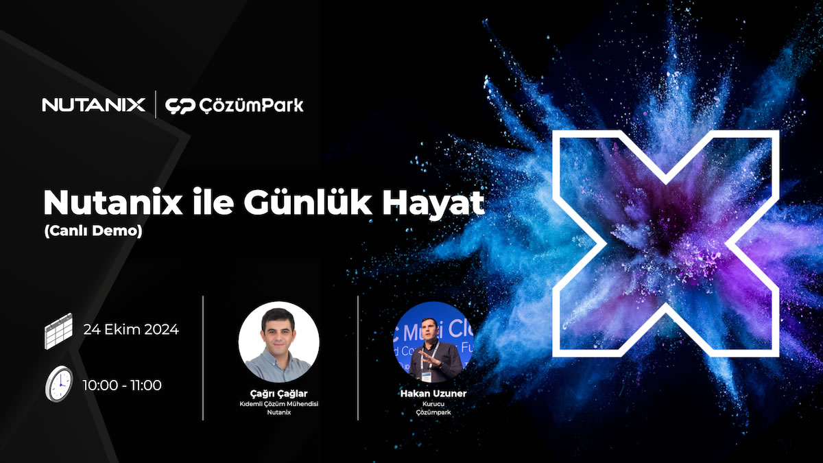 Nutanix ile Günlük Hayat - Canlı Demo