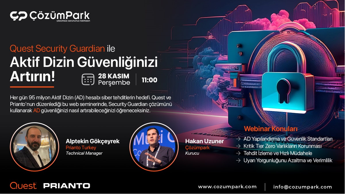 Quest Security Guardian ile Aktif Dizin Güvenliğinizi Artırın