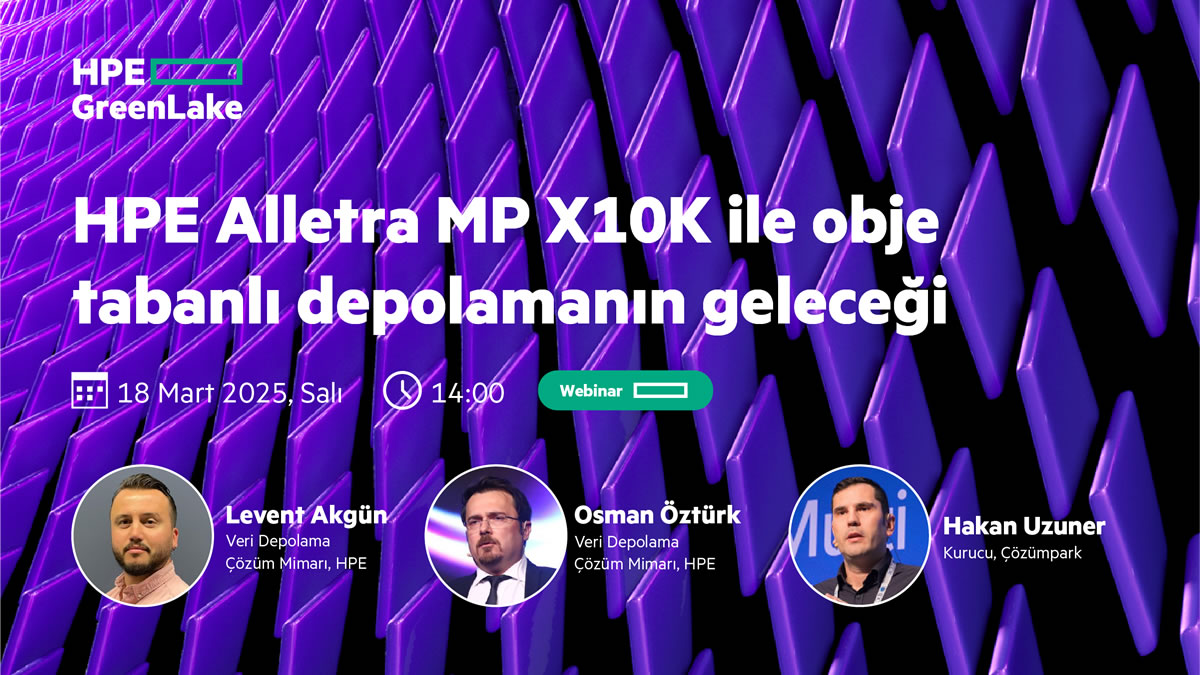 HPE Alletra MP X10K ile Obje Tabanlı Depolamanın Geleceği