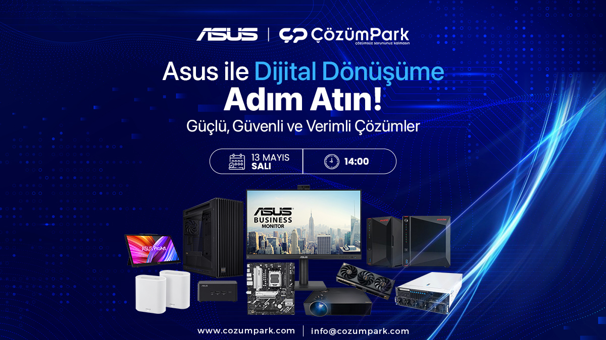 ASUS ile Dijital Dönüşüme Adım Atın: Güçlü, Güvenli ve Verimli Çözümler