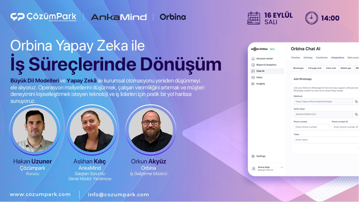 Orbina Yapay Zeka ile İş Süreçlerinde Dönüşüm