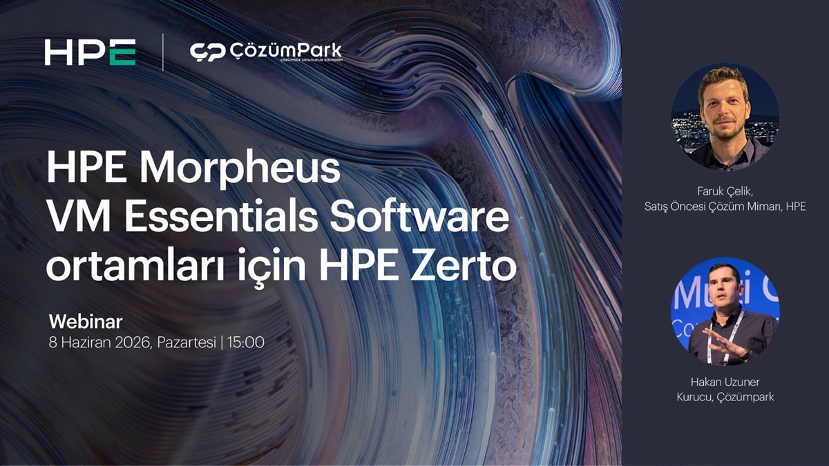 HPE Morpheus VM Essentials Software ortamları için HPE Zerto
